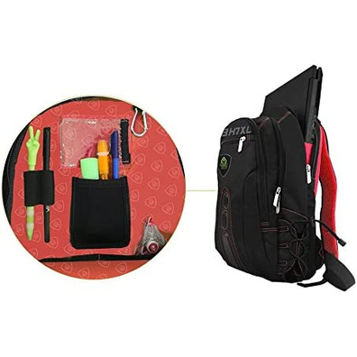 Mochila Portátil 17 '' Keep Out BK7GXL Negro / Rojo