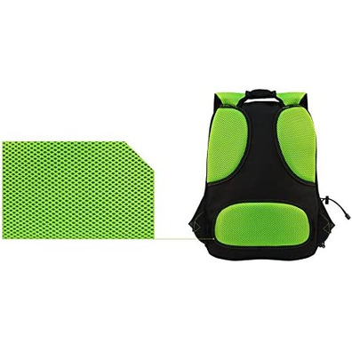 Mochila Portátil 17 '' Keep Out BK7GXL Negro / Verde