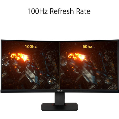 ASUS TUF Monitor Gaming VG35VQ Curvo HD LED 35 "Nero"