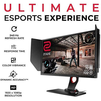 Monitorare il gioco Benq Zowie XL2546 LED 24.5 "Black Multimedia"