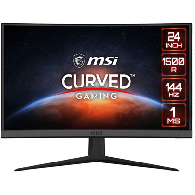 Monitor di gioco MSI Optimx G24C6 Curvo 1500R 23.6 "Nero