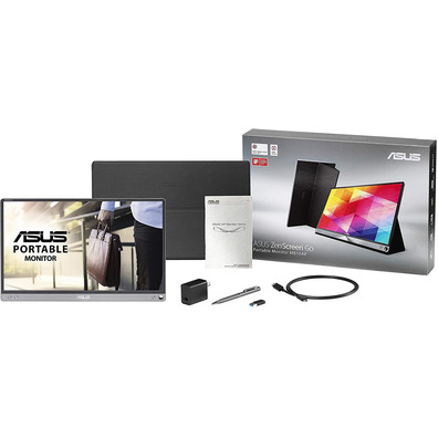 Monitor portatile Asus MB16AP 15.6 "argento / nero