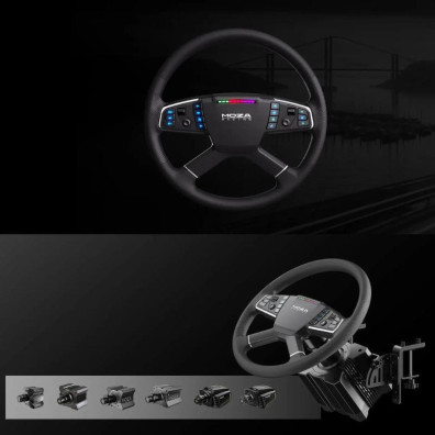 Moza Racing TSW (40cm) Camion ruota nero PC