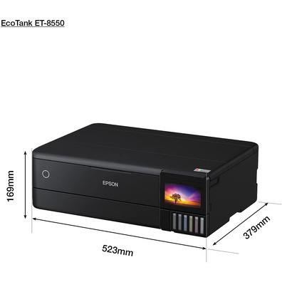 Multifunción A3 + Fotográfica Epson Ecotank ET-8550 WiFi/ Dúplex / Negra