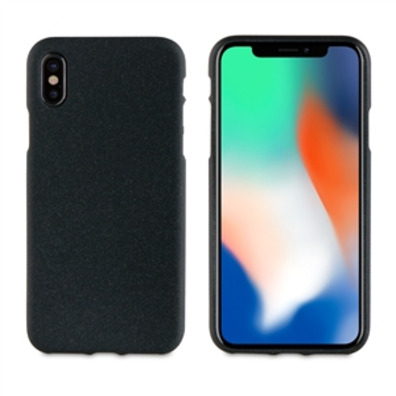 Caso in Pietra iPhone XS/X-Nero Muvit