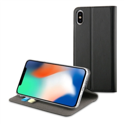 Folio iPhone XS Max Supporto Nero Muvit