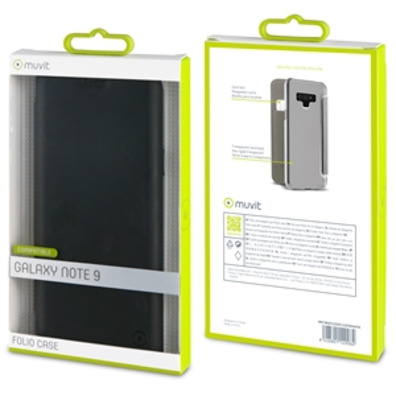 Folio Samsung Galaxy Note 9 Nero Muvit