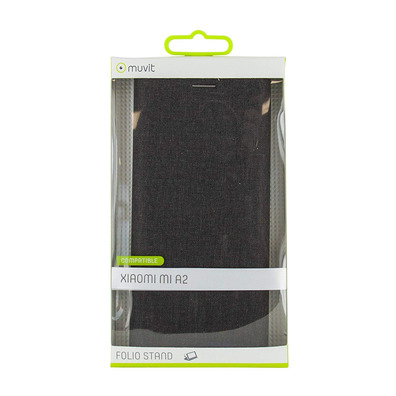 Muvit Folio Xiaomi Mi A2 Stand   Card Holder Nero