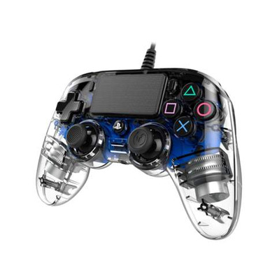 Nacon Compact Blue Illuminato Controller Ufficiale PS4