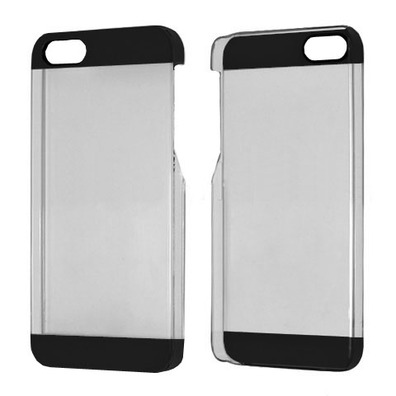 Transparent Plastic Case for iPhone 5/5S Green