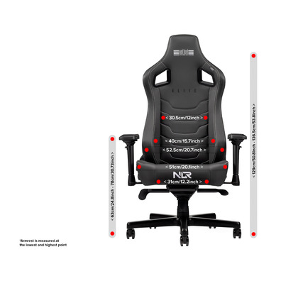 Next Level Racing Elite Gaming Sedia Leather Edition