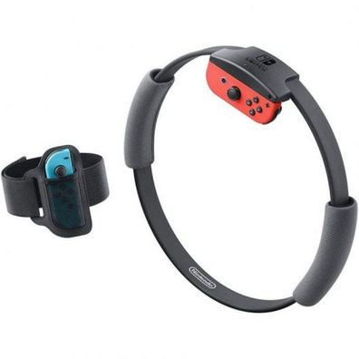 Nintendo Switch + 2 Mandos Joycon + Ring Fit Adventure (Dettagli)