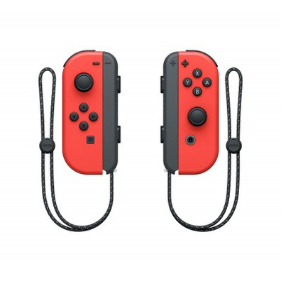 Nintendo Switch OLED Mario Red Edition + Base + 2 Mandos Joy - Con