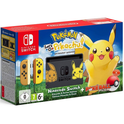 Nintendo Interruttore Pokemon Edizione: andiamo Pikachu   Pokeball plus ltd ed