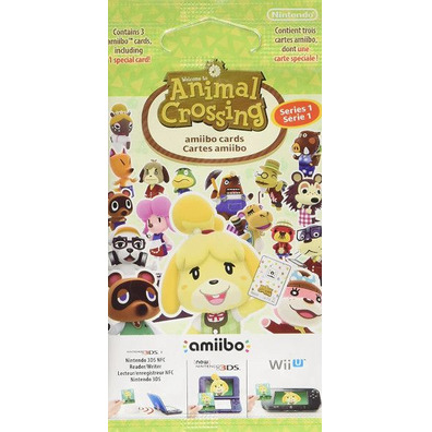 Confezione 3 Tarjetas Amiibo Animal Crossing (Serie 1)