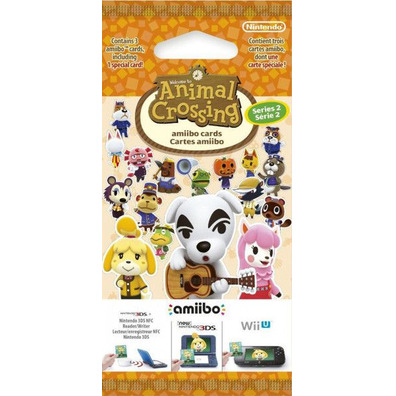Confezione 3 Tarjetas Amiibo Animal Crossing (Serie 2) Switch