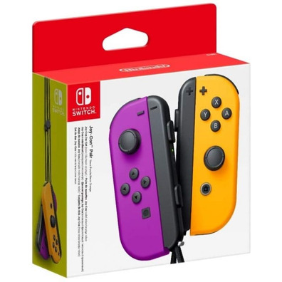 Pack Joy - Con Set Morado / Naranja Nintendo Switch