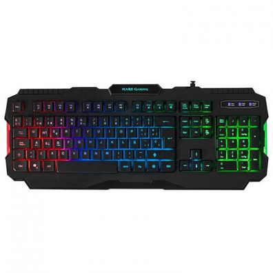 Confezione Pro Mars Gaming Teclado + Ratón + Alfombrilla + Auriculares MCPRGB