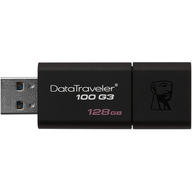 Pendrive Kingston DT100 G3 128GB USB 3.0 Negro