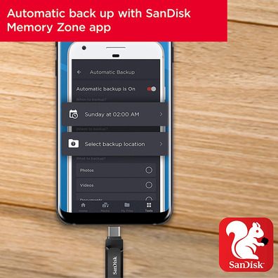 Pendrive Sandisk Ultra Dual Drive Go 128GB USB portatile Tipo C/USB