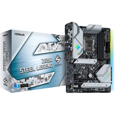 Placa Base Asrock 1200 Z590 Steel Legend