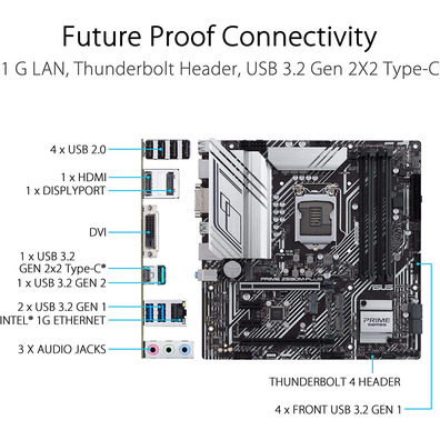 Placa Base ASUS 1200 Prime Z590M - Plus