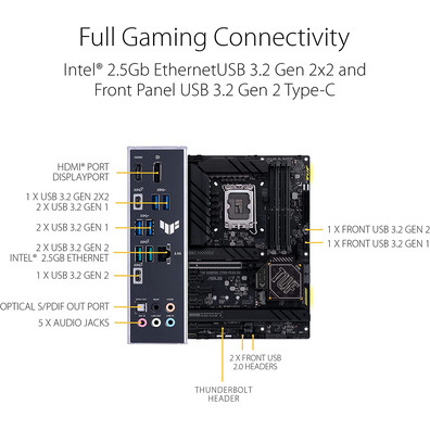 Placa Base ASUS 1700 TUF Gaming Z790 - Plus D4