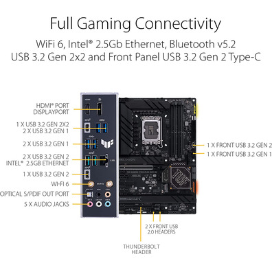 Placa Base ASUS 1700 TUF Gaming Z790 - Plus Wifi D4