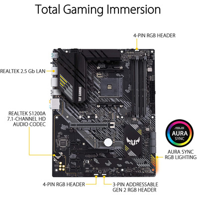 Placa Base ASUS TUF Gaming B550 - Plus AM4