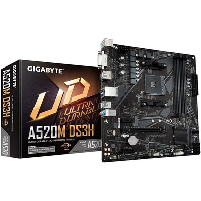 Placa Base Gigabyte A520M DS3H AM4