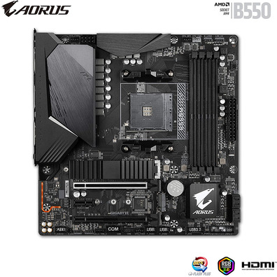 Placa Base Gigabyte B550M Aorus Pro P 1,0 AM4