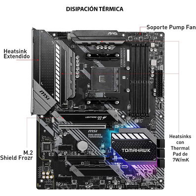 Placa Base MSI MAG B550 Tomahawk AM4