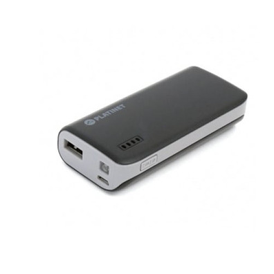 PLATINET POWER BANK 4400mAh 5V 1A + LINT.NEG-Gris