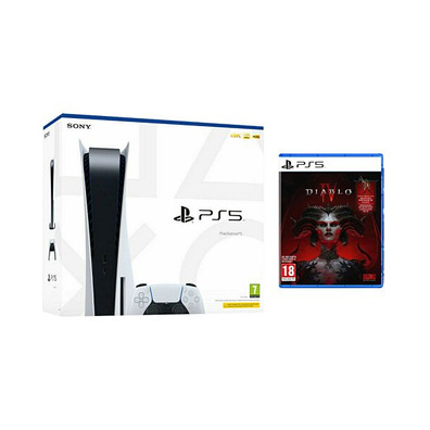 Playstation 5 con lector + DualSense + Diablo IV