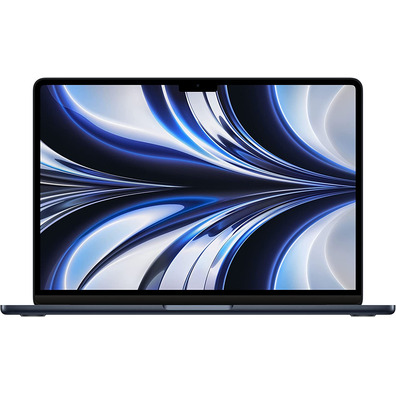 Portátil Apple Macbook Air 13 MBA 2022 Midnight M2/16GB/256GB/GPU 8C/13.6 ""