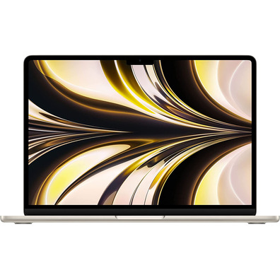 Portátil Apple Macbook Air 134 MBA 2022 M2/8GB/512GB/GPU10C/13.6 '' Starlight