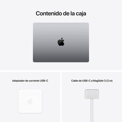 Portátil Apple Macbook pro 16 '' 2021 Spazio Grigio M1 Max / 64GB/1TB/GPU 32C/16 ' "