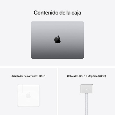 Portátil Apple Macbook Pro 16 '' 2021 Spazio Grigio M1 Max / 64GB/2TB/GPU 32C/16 ' "