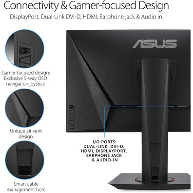 ASUS VG2548QR FHD LED 24.5 monitor "nero