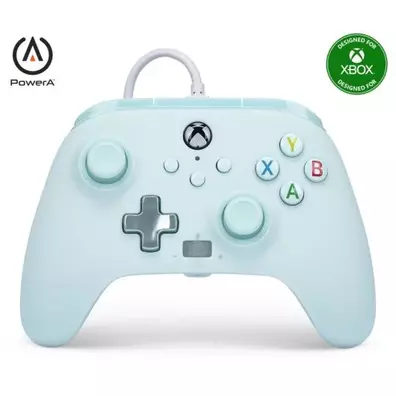 Power A con Cable Extraíble Cotton Candy Blue Xbox Series / One/PC