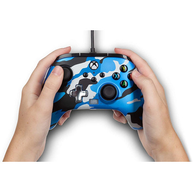 Power A Enhanced Wired Controller Camo Blue (Xbox One / Xbox Series X/S)