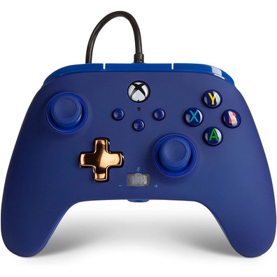 Power A Enhanced Wired Controller Midnight Blue (Xbox One / Xbox Series X/S)