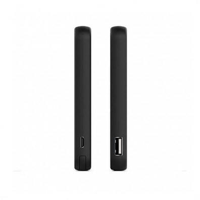 Powerbank Energy System 5000 mAh con cavo integrado Negro