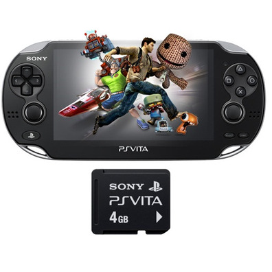 PSVita Wifi + Memory Card 4 GB