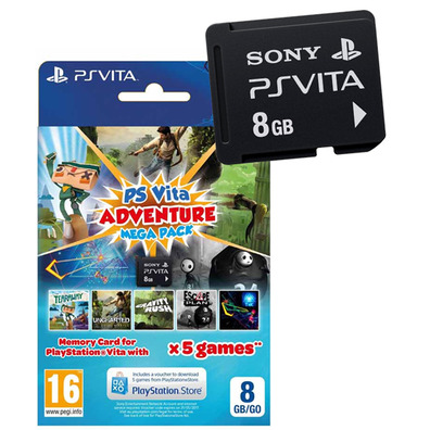 PSVita Adventure Megapack (Memory card 8 GB + 5 Games)