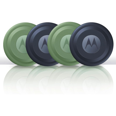 GPS Tracker Motorola Moto Tag 2.0 Pack 4 Blu e verde