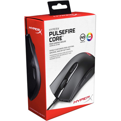 Mouse gaming HyperX Pulsefire Core 6200 DPI RGB