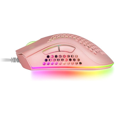 Ratón Gaming Mars Gaming MMEX 32000 DPI Pink