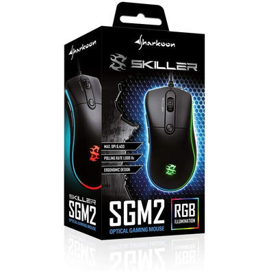 Mouse Gaming Sharkoon Skiller SGM2 Nero