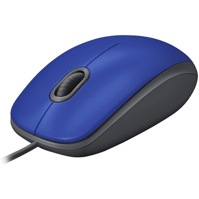 Ratón Logitech M110 Silent Mouse Azul 1000 DPI